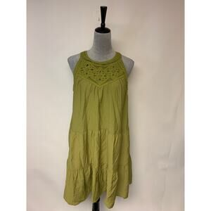 Kirundo Mini Dress Bohemian Crochet Festival Fairy Whimsical Womens SZ L